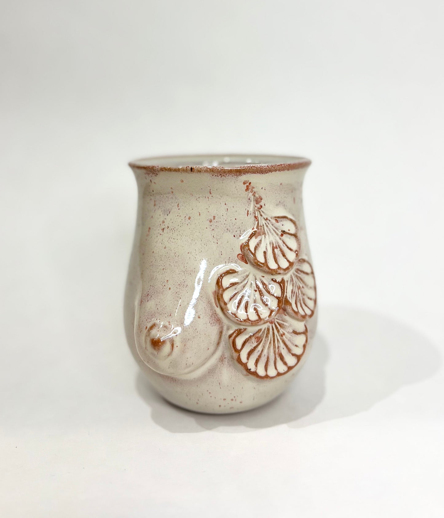 Handmade Breast Cancer Awareness Goddess Mug