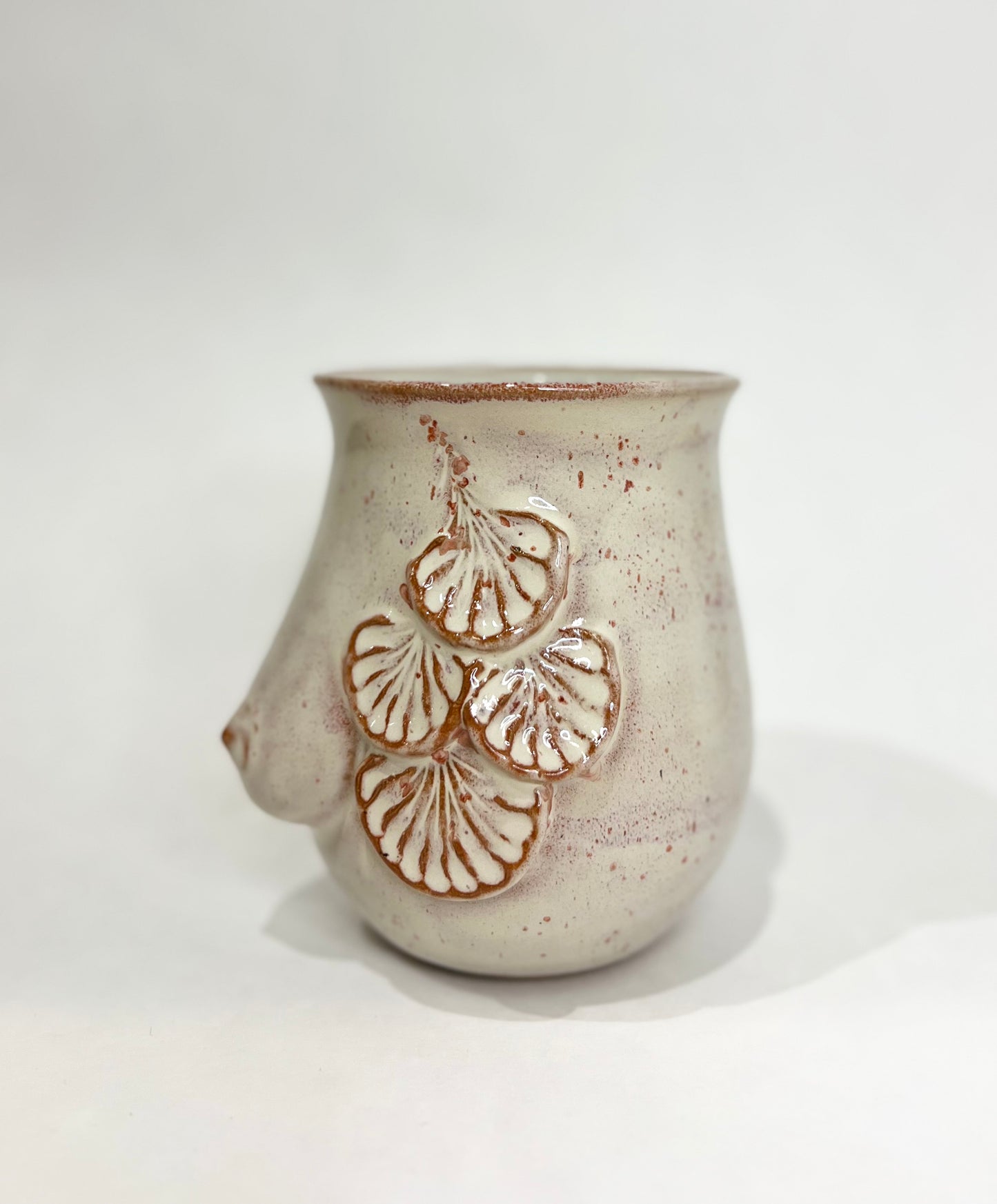 Handmade Breast Cancer Awareness Goddess Mug