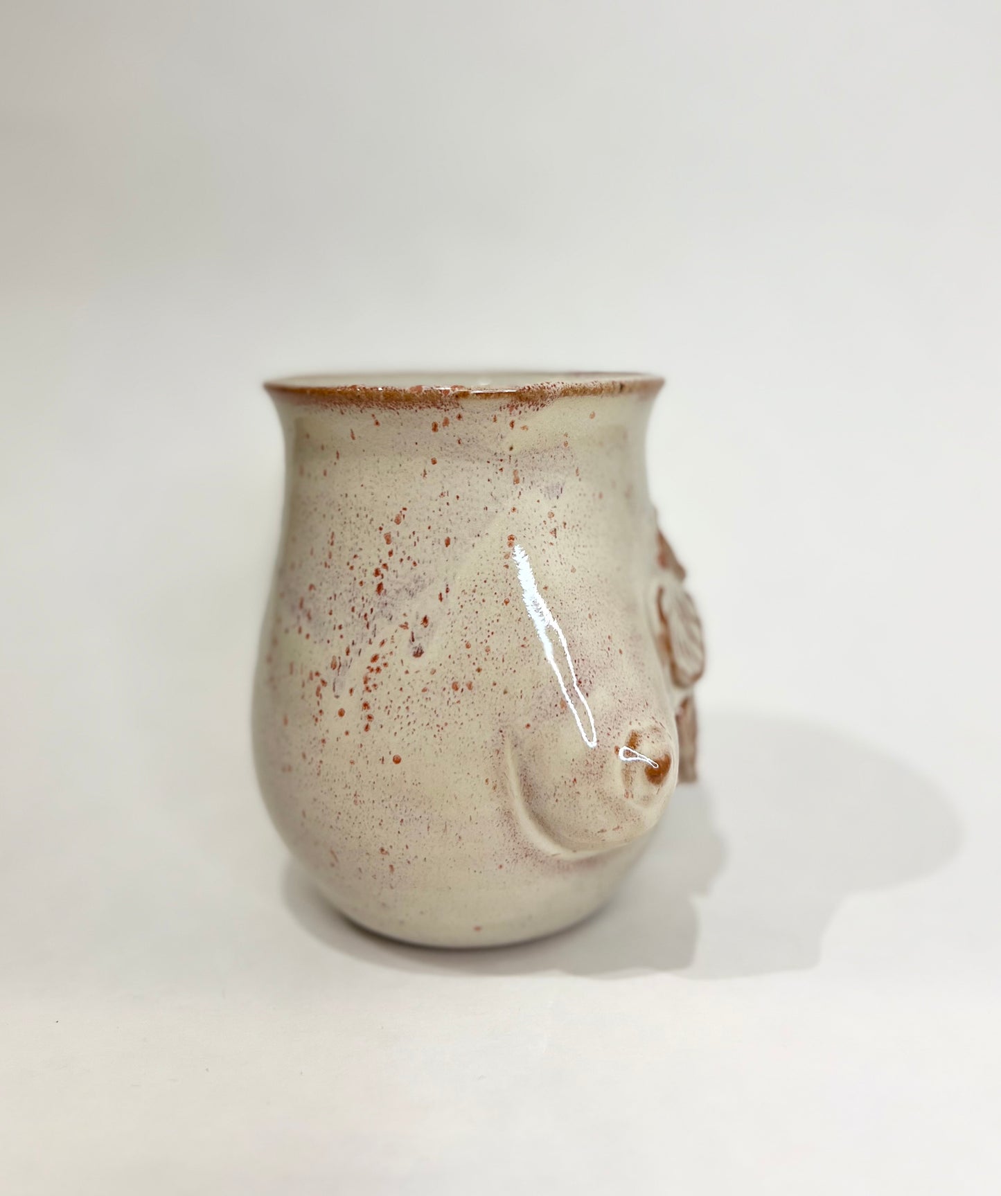 Handmade Breast Cancer Awareness Goddess Mug