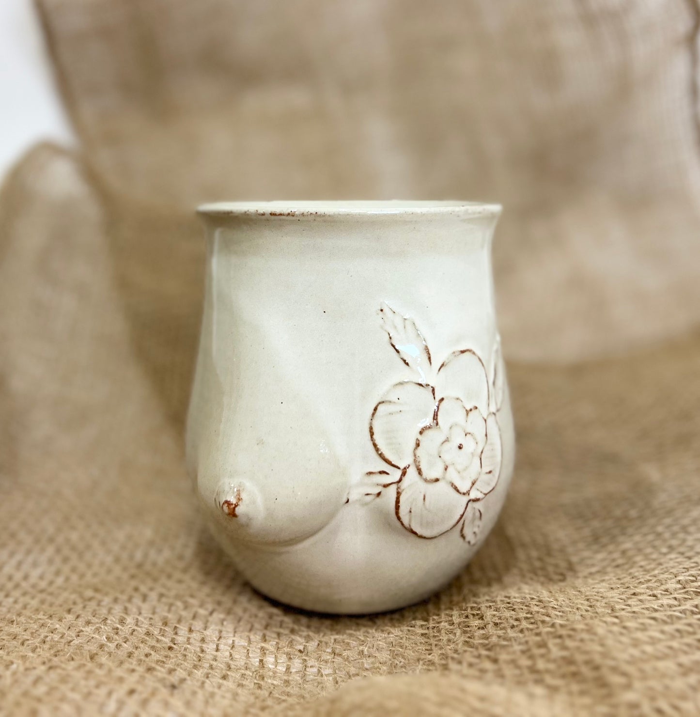 Handmade Breast Cancer Awareness Goddess Mug ๐๏ธ๐