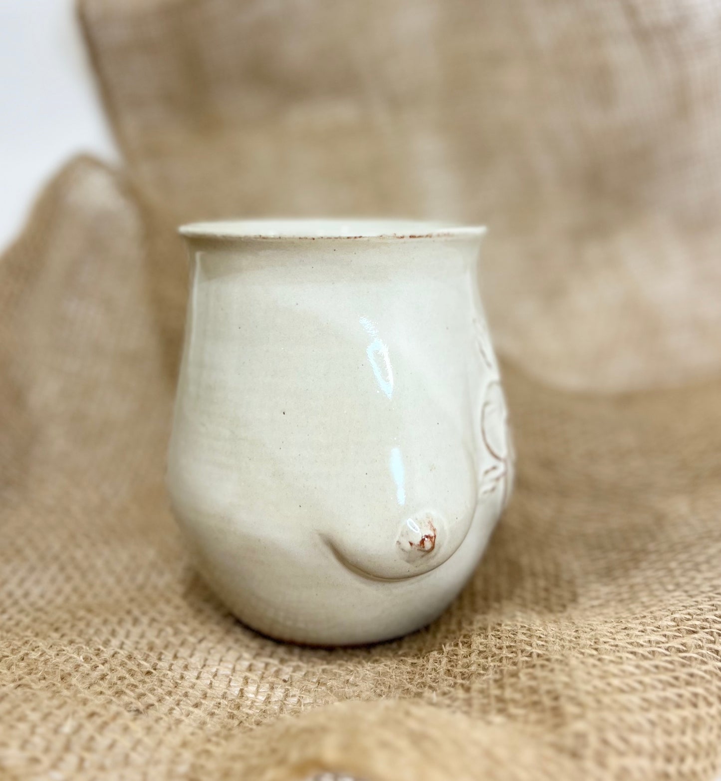 Handmade Breast Cancer Awareness Goddess Mug ๐๏ธ๐