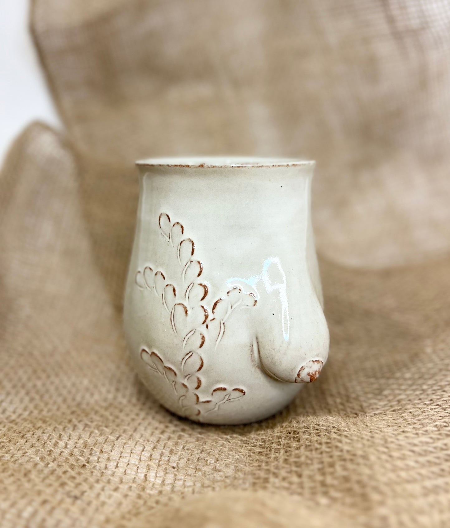 Handmade Breast Cancer Awareness Goddess Mug ๐๏ธ๐