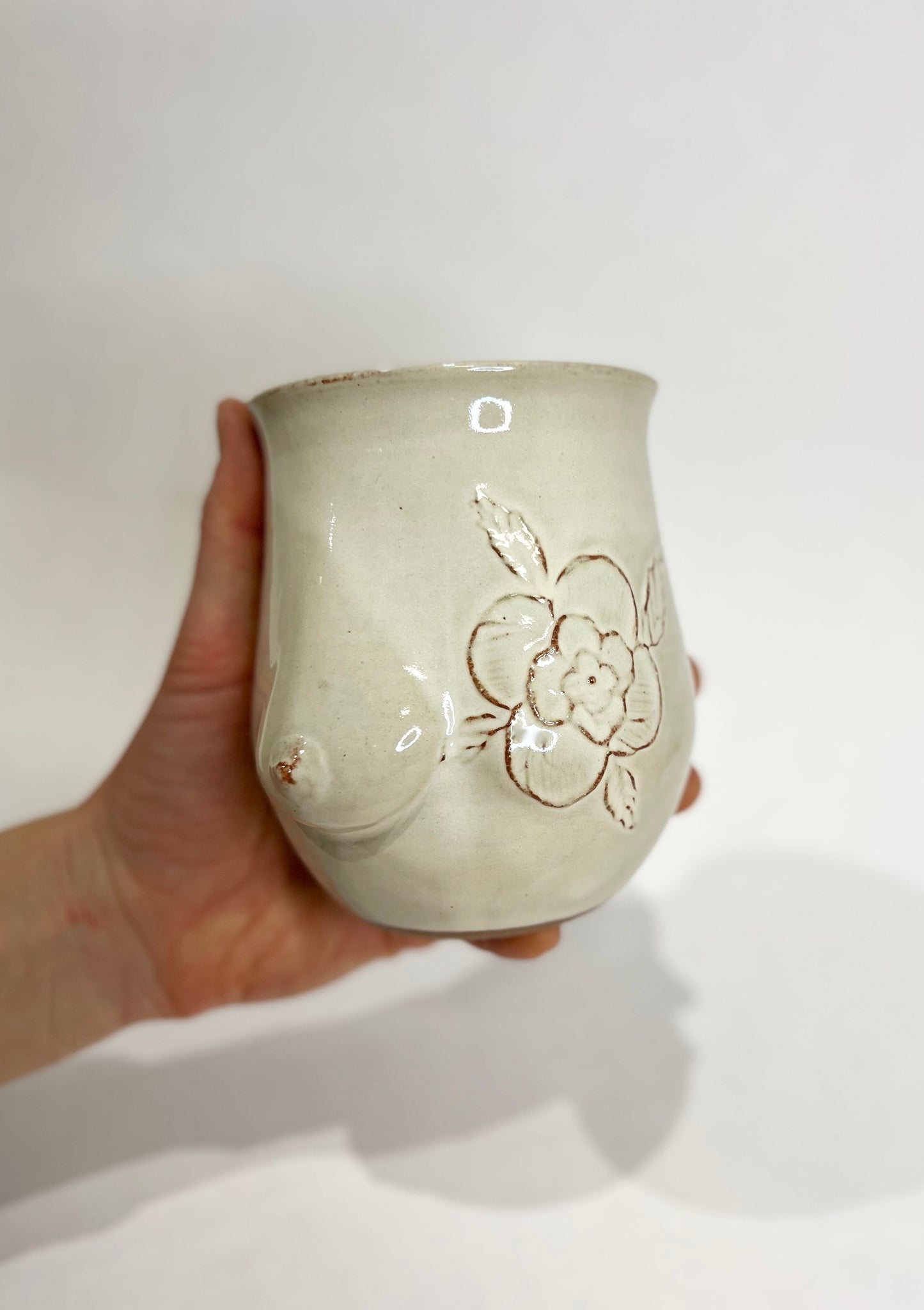 Handmade Breast Cancer Awareness Goddess Mug ๐๏ธ๐