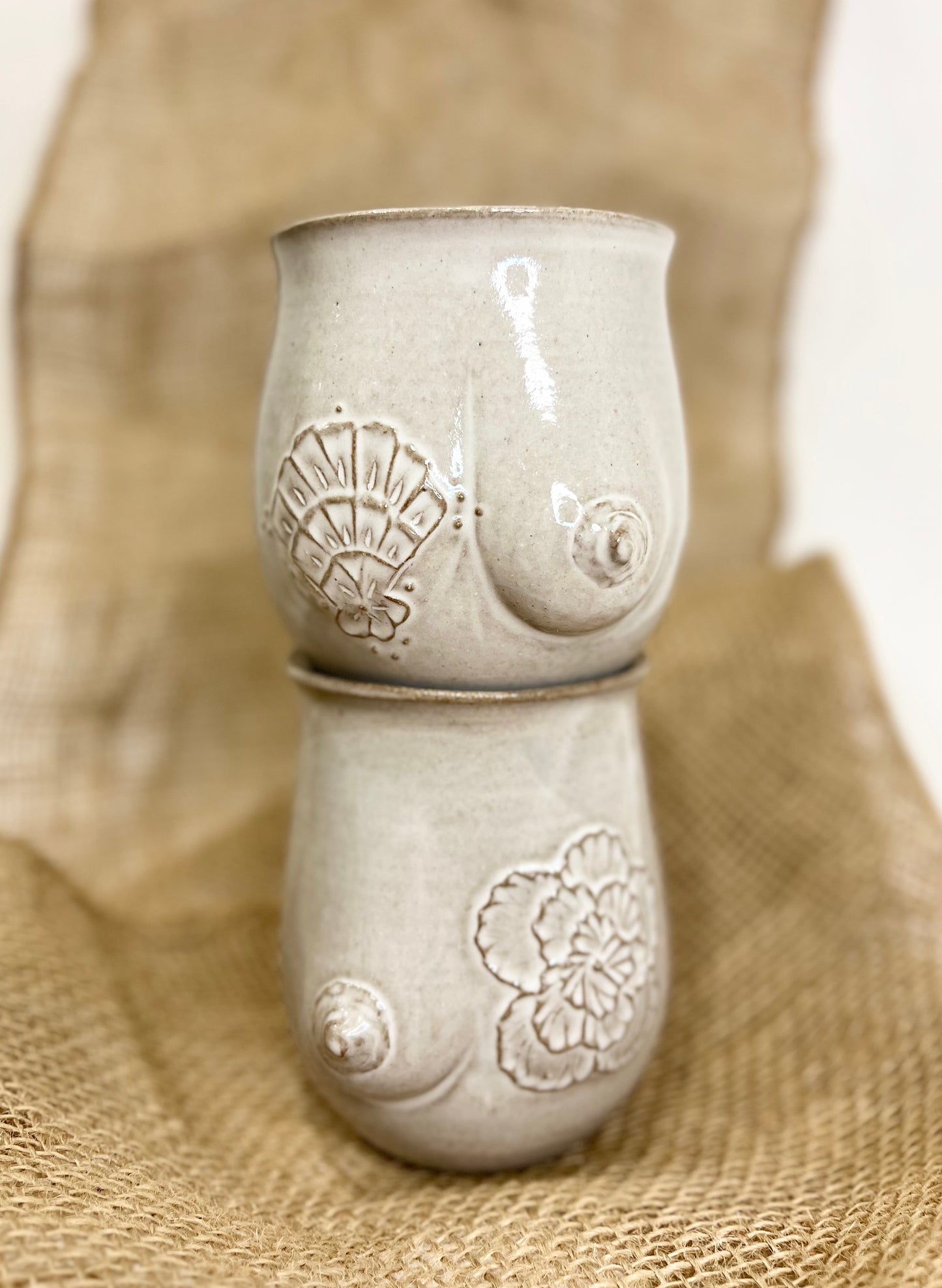 Handmade Breast Cancer Awareness Goddess Mug ๐๏ธ๐