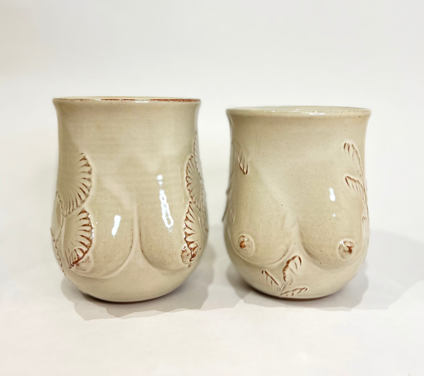 Handmade Ceramic Goddess Mug – Latte