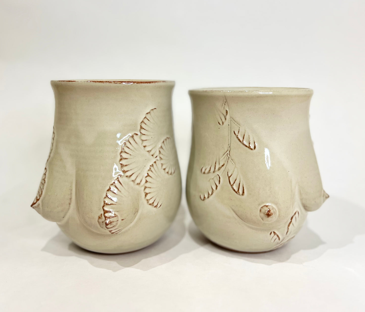 Handmade Ceramic Goddess Mug – Latte