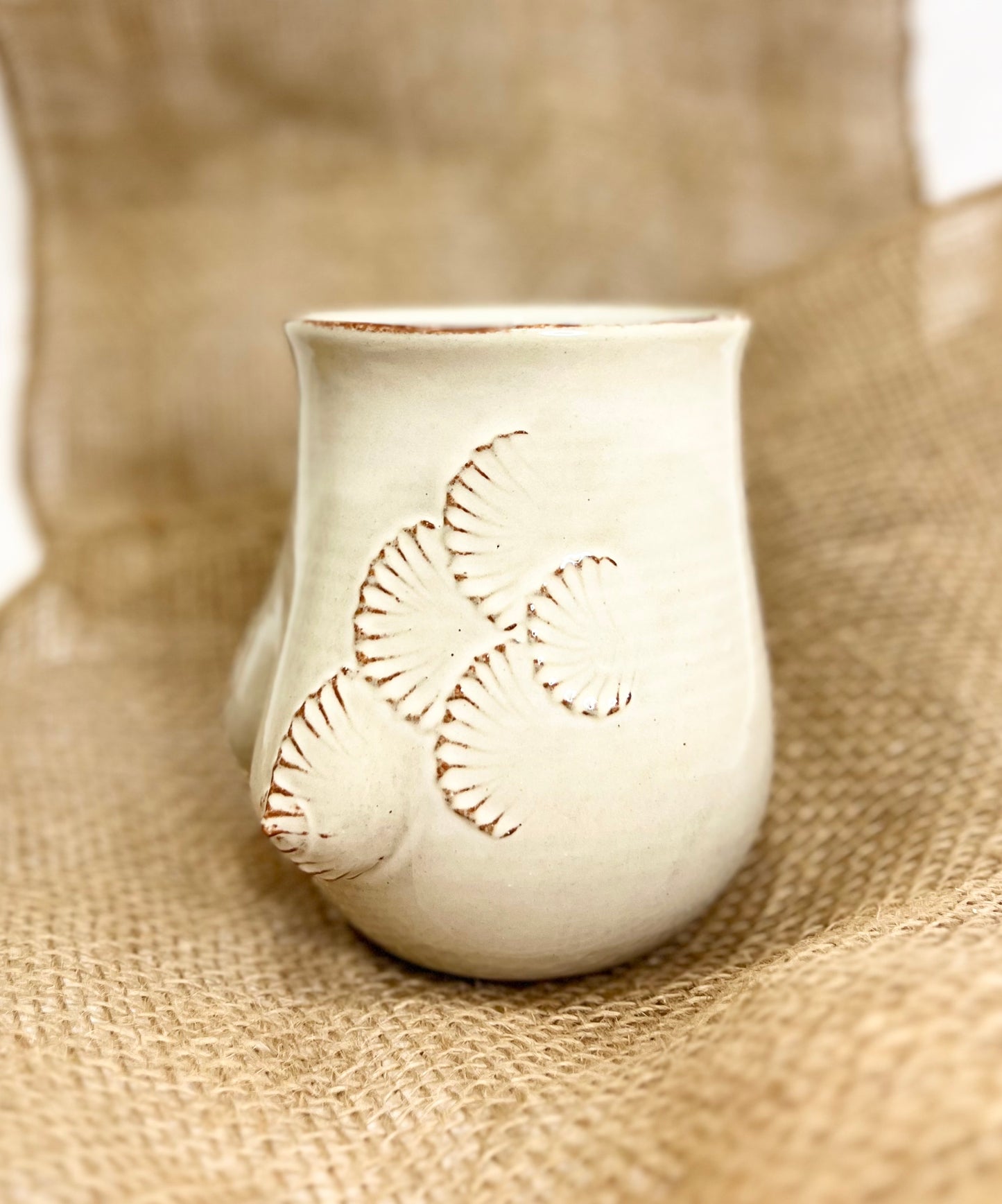 Handmade Ceramic Goddess Mug – Latte