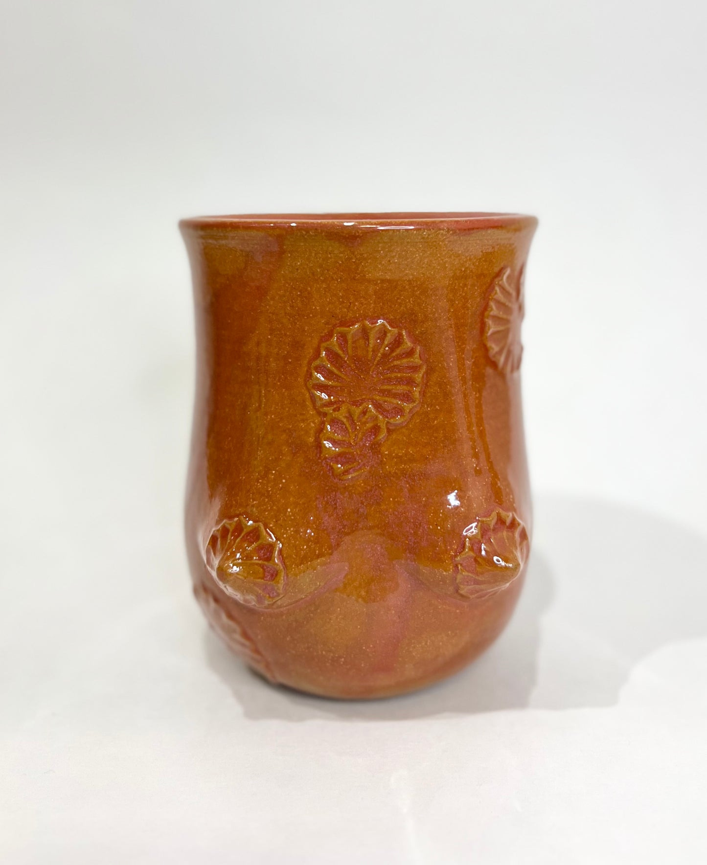 Handmade Ceramic Goddess Mug – Burnt Orange