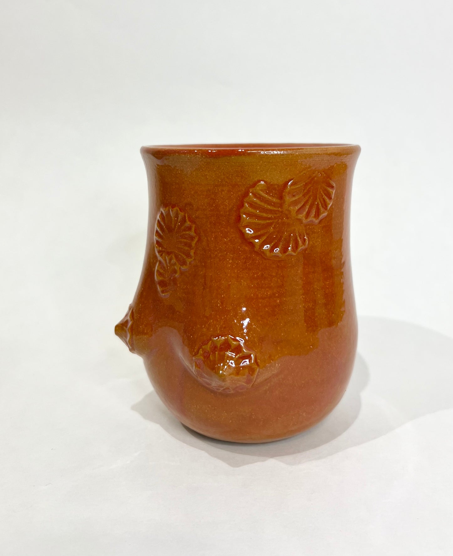 Handmade Ceramic Goddess Mug – Burnt Orange