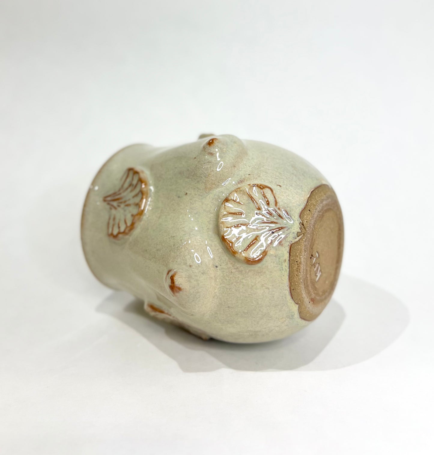Handmade Ceramic Goddess Mug – Latte Blue