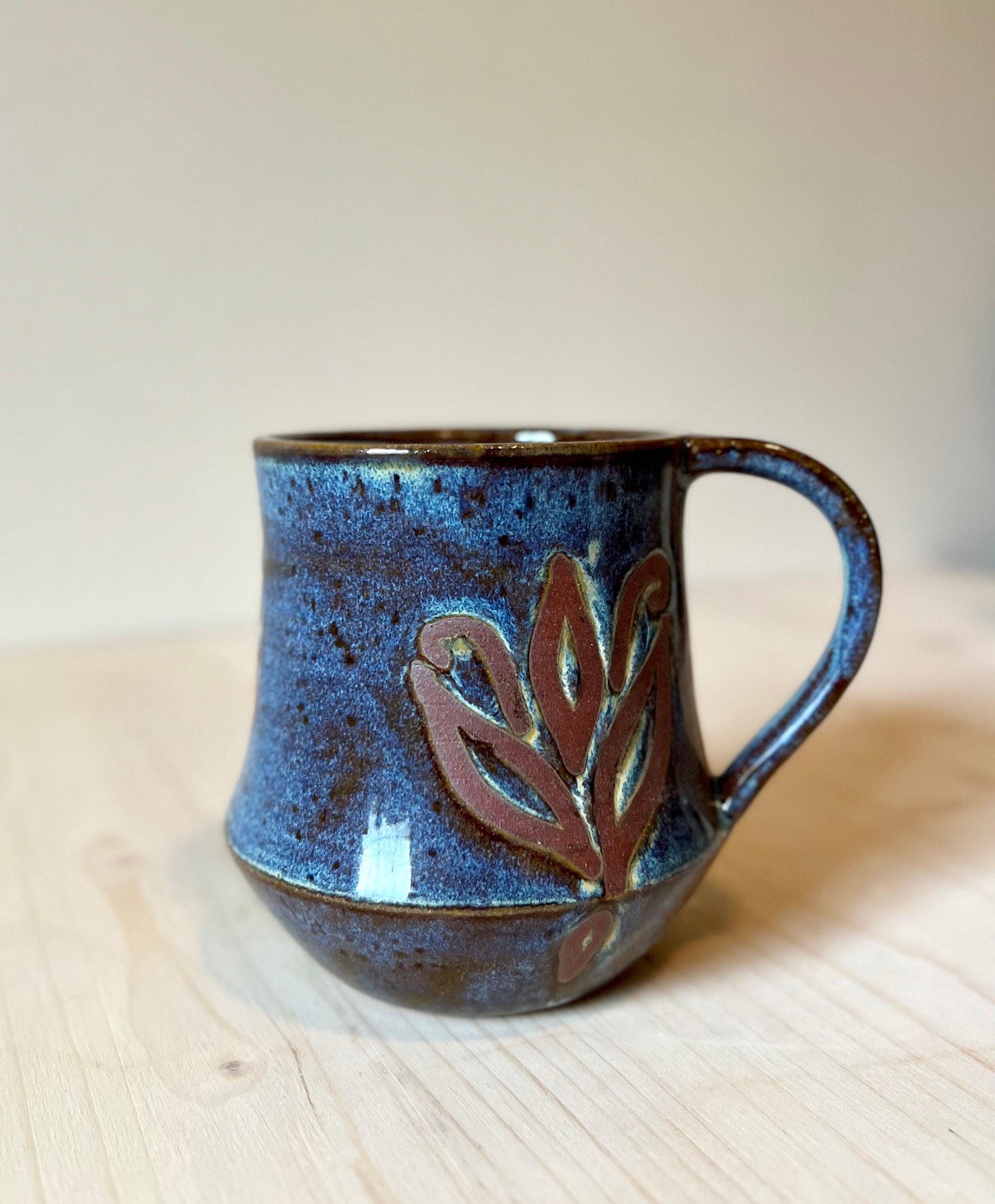 Ceramic Mug, Deep blue purple