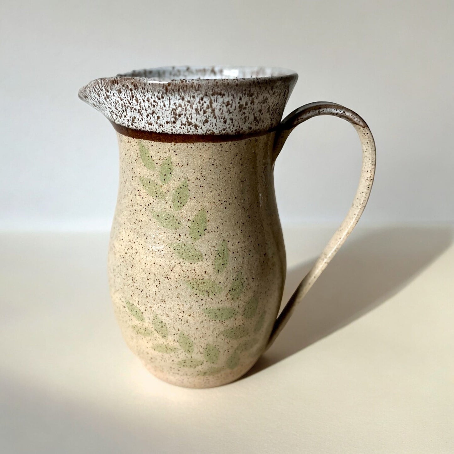 Large Ceramic Pitcher Vase