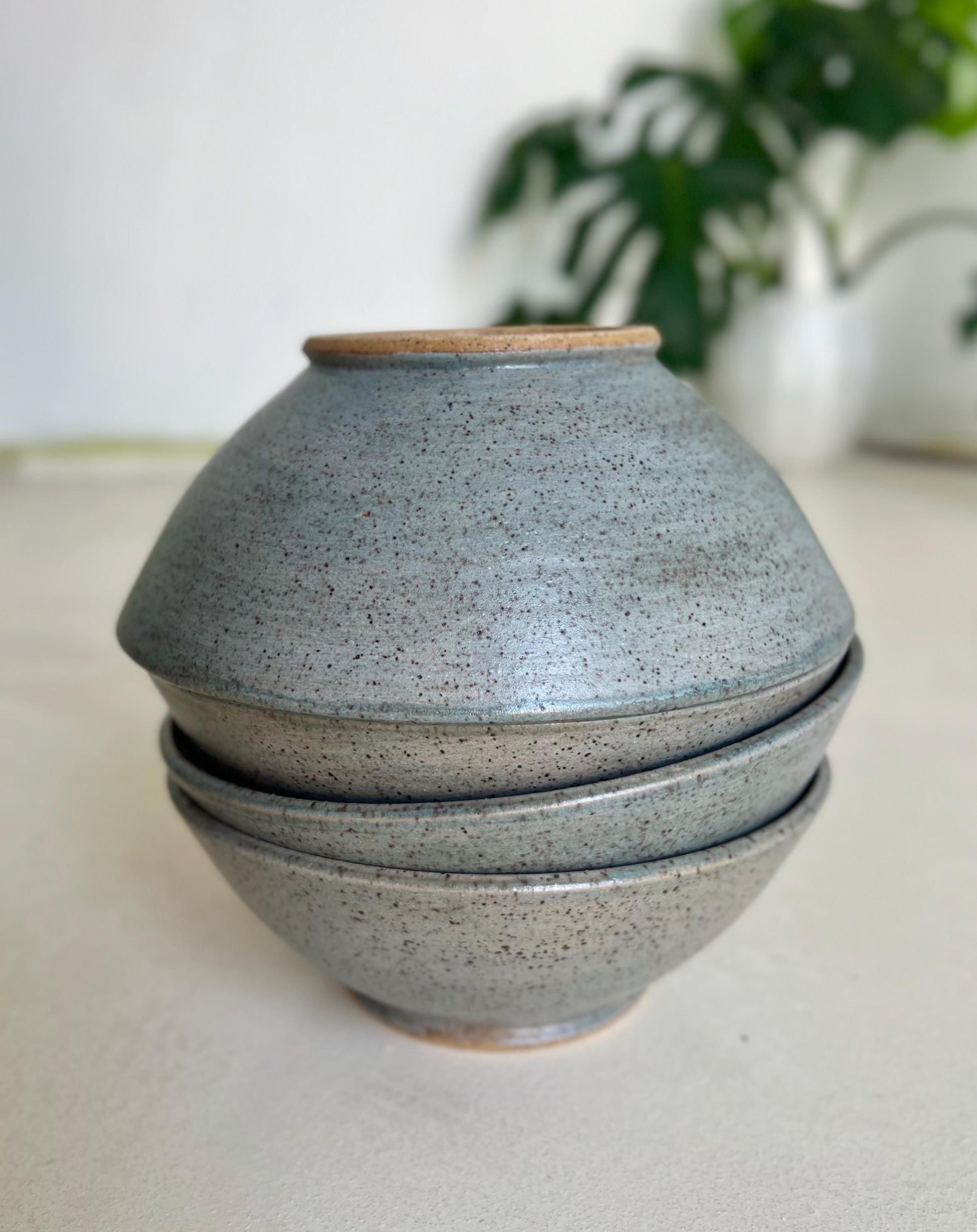 Slate Blue Ramen Bowls