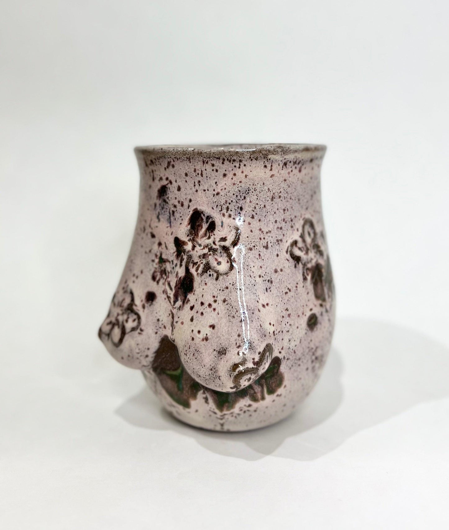 Handmade Ceramic Goddess Mug – Speckled Lavender