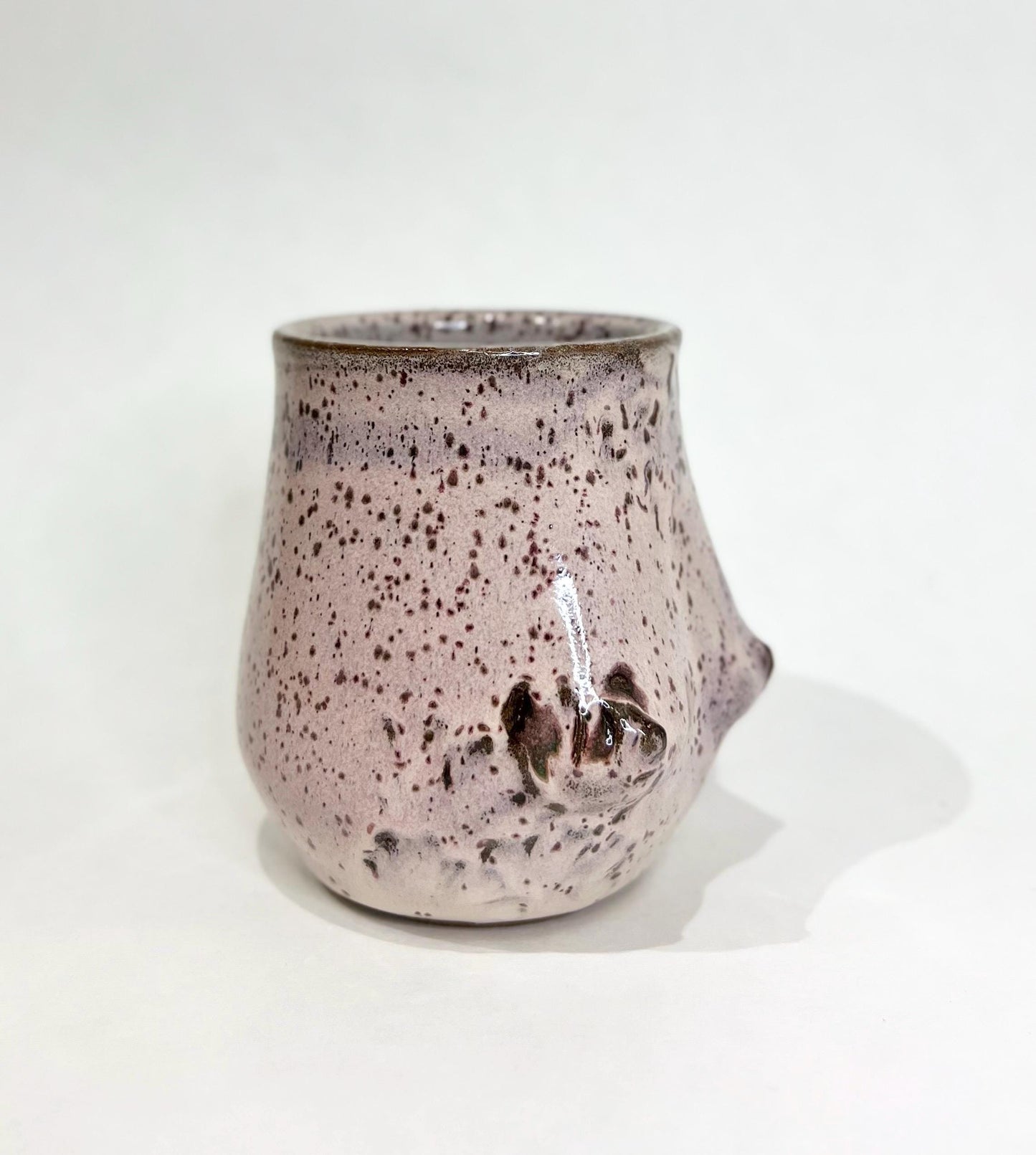 Handmade Ceramic Goddess Mug – Speckled Lavender