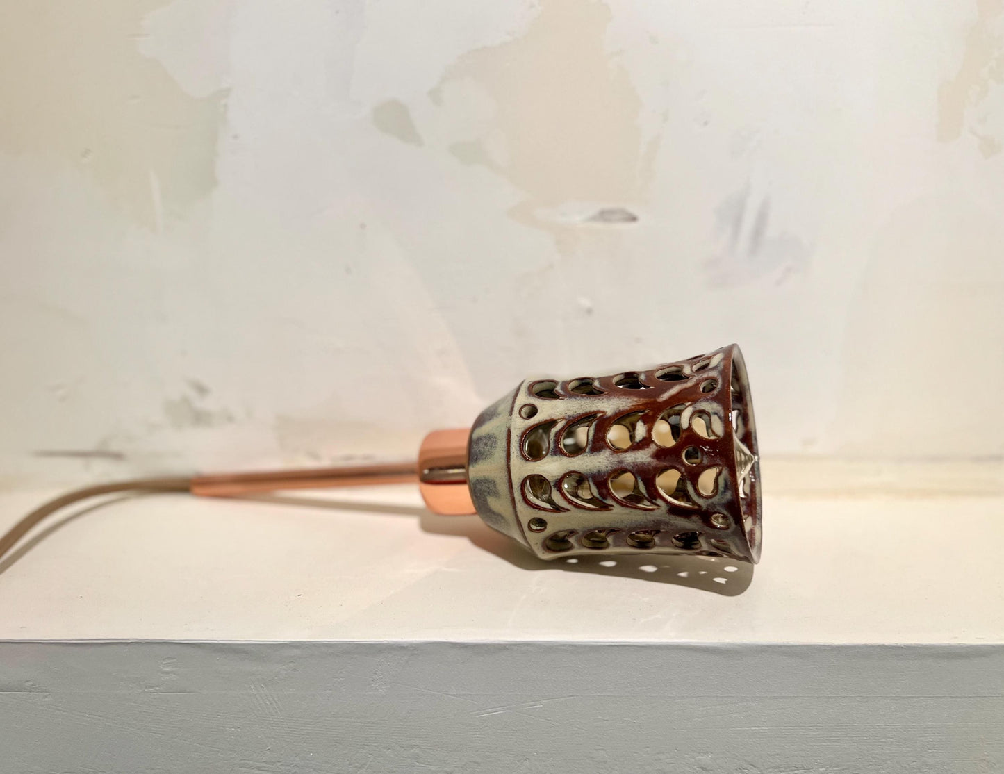 Small Ceramic Pendant Light - Elegant Cylinder