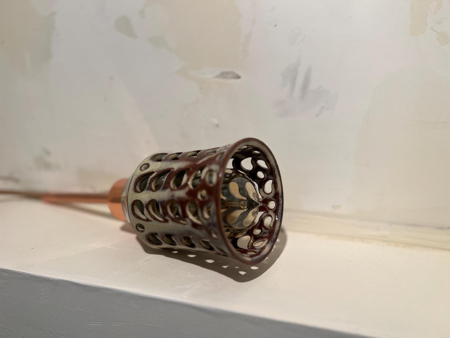 Small Ceramic Pendant Light - Elegant Cylinder